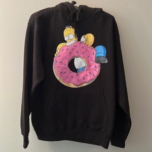 Homer Simpson hoodie black